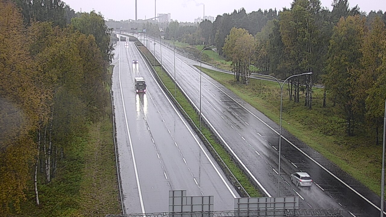 Weather Camera Image Road 4 Oulu, Kontinkangas, Oulu, Pohjois-Pohjanmaa