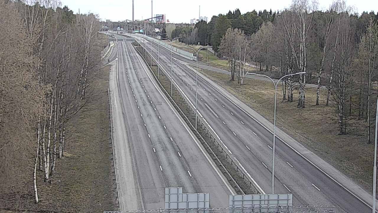 Kelikamerat Kuva Tie 4 Oulu, Kontinkangas, Oulu, Pohjois-Pohjanmaa