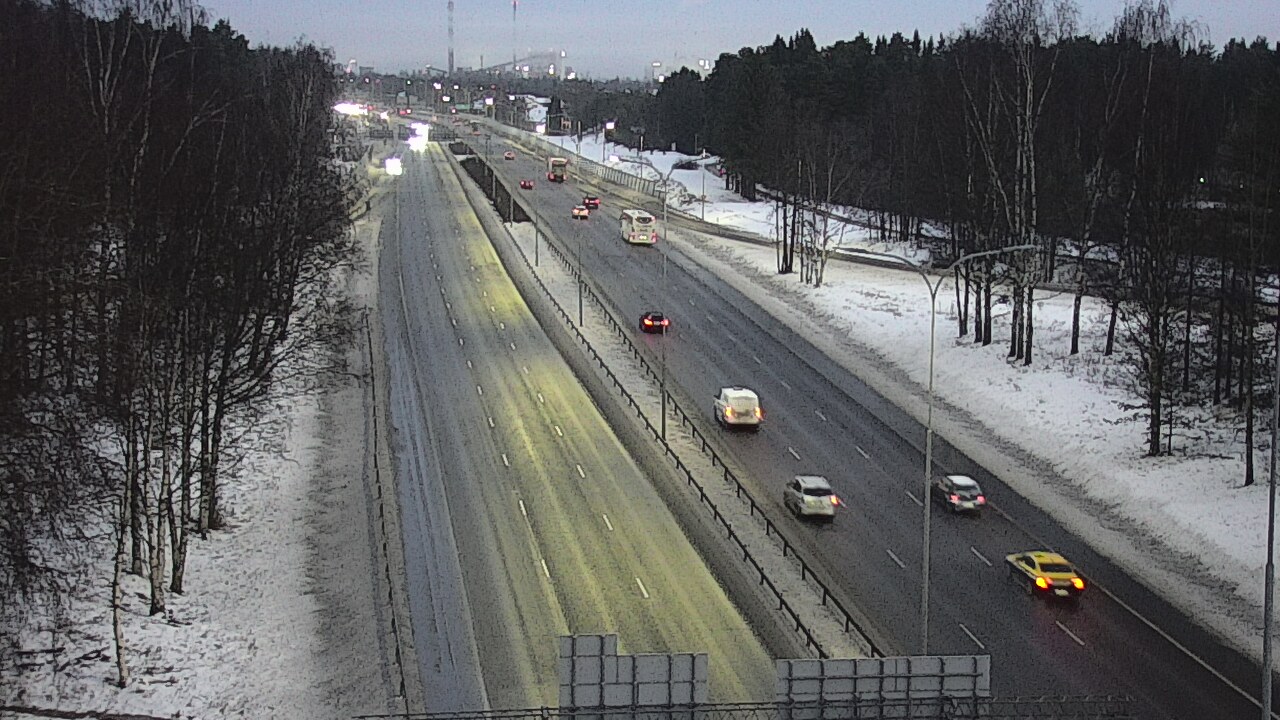 Weather Camera Image Road 4 Oulu, Kontinkangas, Oulu, Pohjois-Pohjanmaa