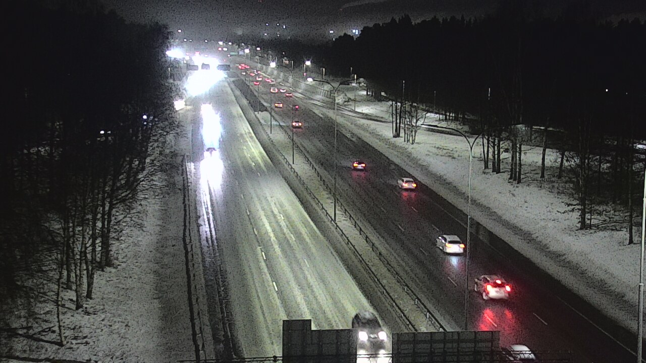 Weather Camera Image Road 4 Oulu, Kontinkangas, Oulu, Pohjois-Pohjanmaa