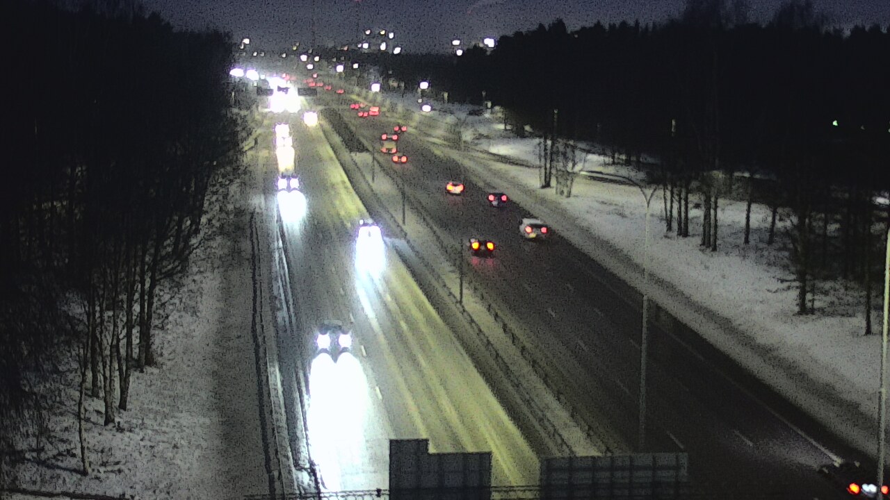 Weather Camera Image Road 4 Oulu, Kontinkangas, Oulu, Pohjois-Pohjanmaa