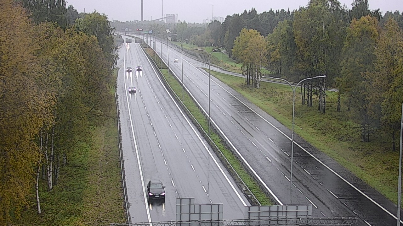 Weather Camera Image Road 4 Oulu, Kontinkangas, Oulu, Pohjois-Pohjanmaa
