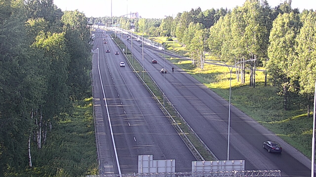 Kelikamerat Kuva Tie 4 Oulu, Kontinkangas, Oulu, Pohjois-Pohjanmaa