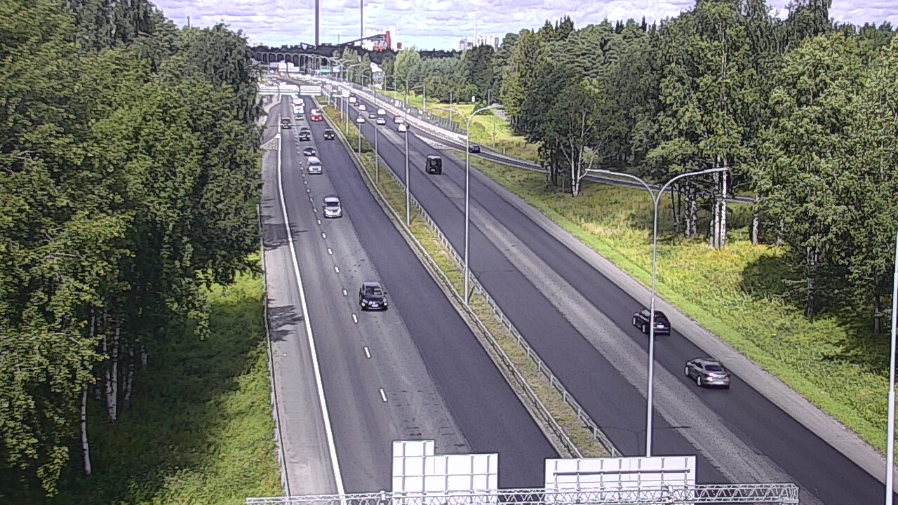 Kelikamerat Kuva Tie 4 Oulu, Kontinkangas, Oulu, Pohjois-Pohjanmaa