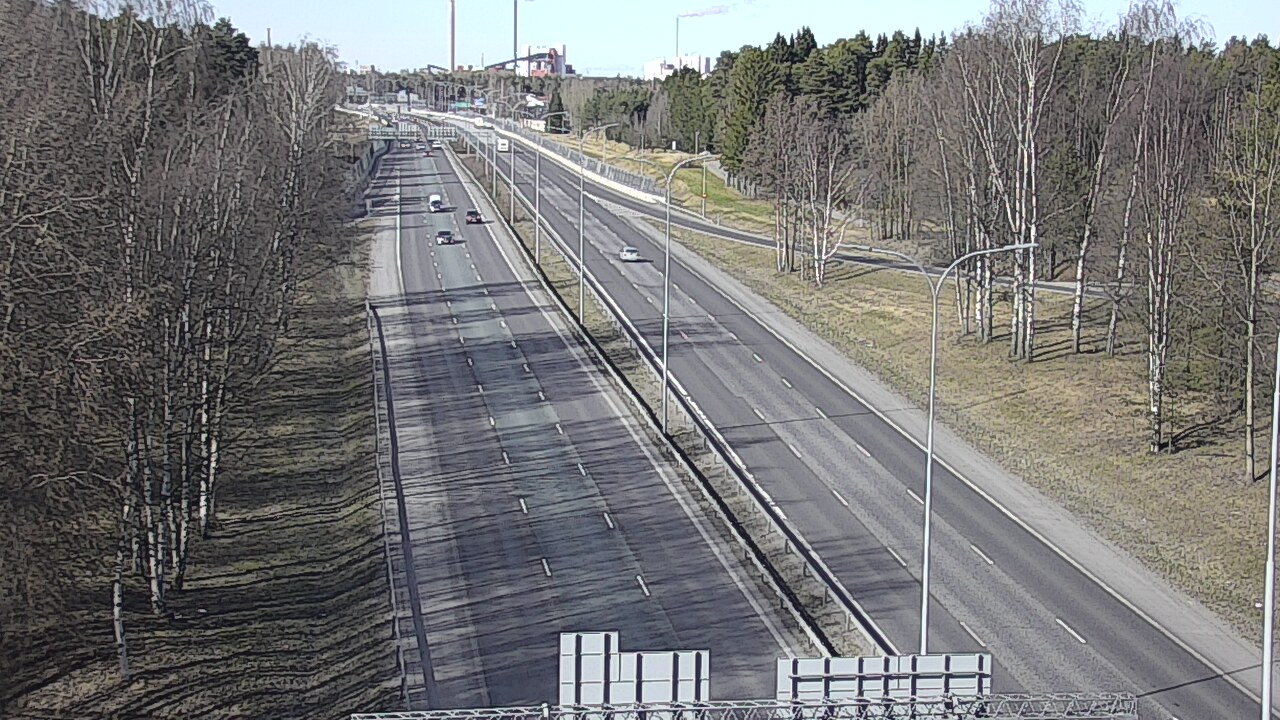 Kelikamerat Kuva Tie 4 Oulu, Kontinkangas, Oulu, Pohjois-Pohjanmaa