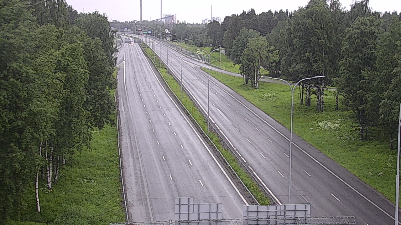 Kelikamerat Kuva Tie 4 Oulu, Kontinkangas, Oulu, Pohjois-Pohjanmaa