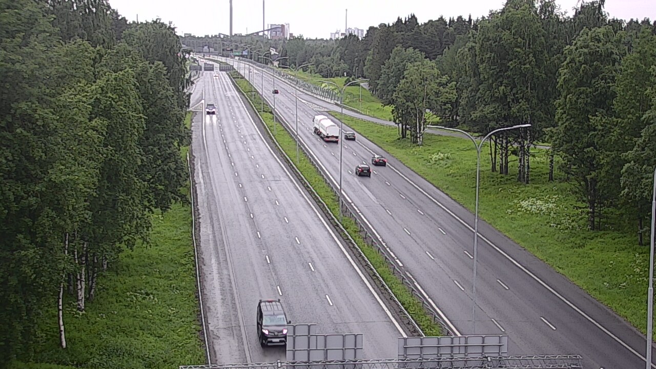 Kelikamerat Kuva Tie 4 Oulu, Kontinkangas, Oulu, Pohjois-Pohjanmaa