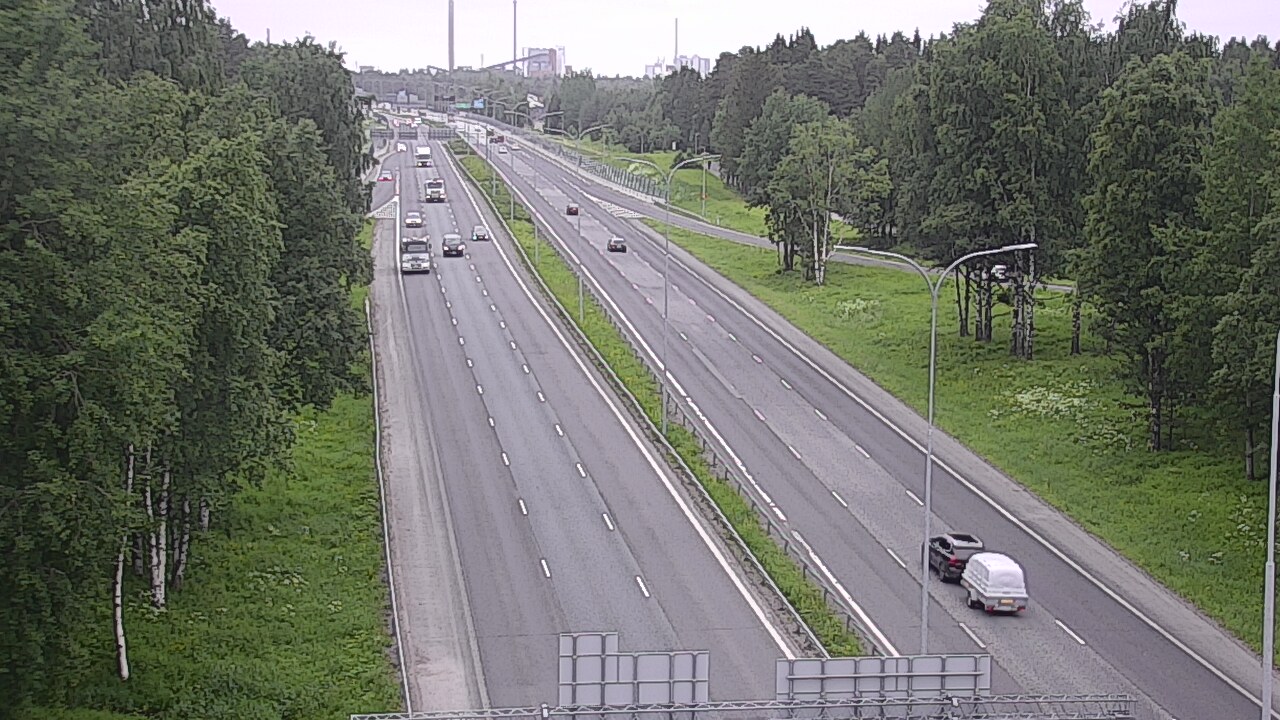 Kelikamerat Kuva Tie 4 Oulu, Kontinkangas, Oulu, Pohjois-Pohjanmaa