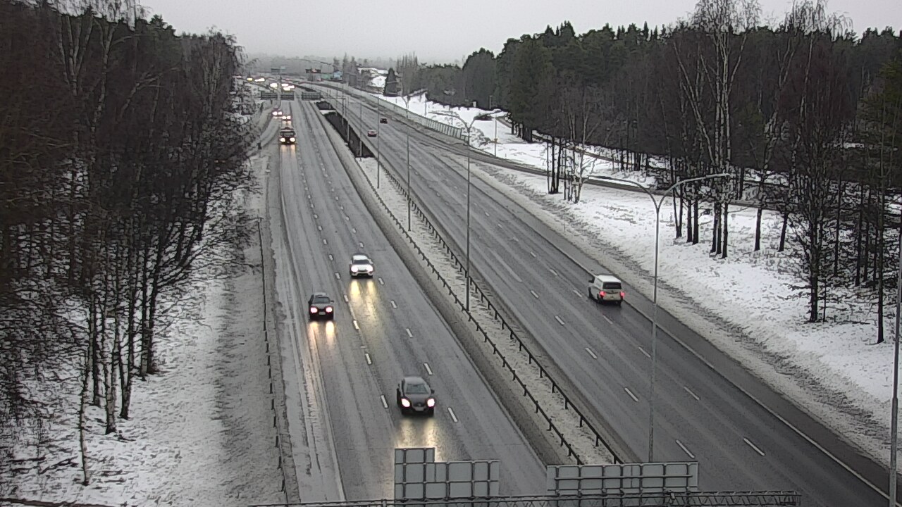 Weather Camera Image Road 4 Oulu, Kontinkangas, Oulu, Pohjois-Pohjanmaa