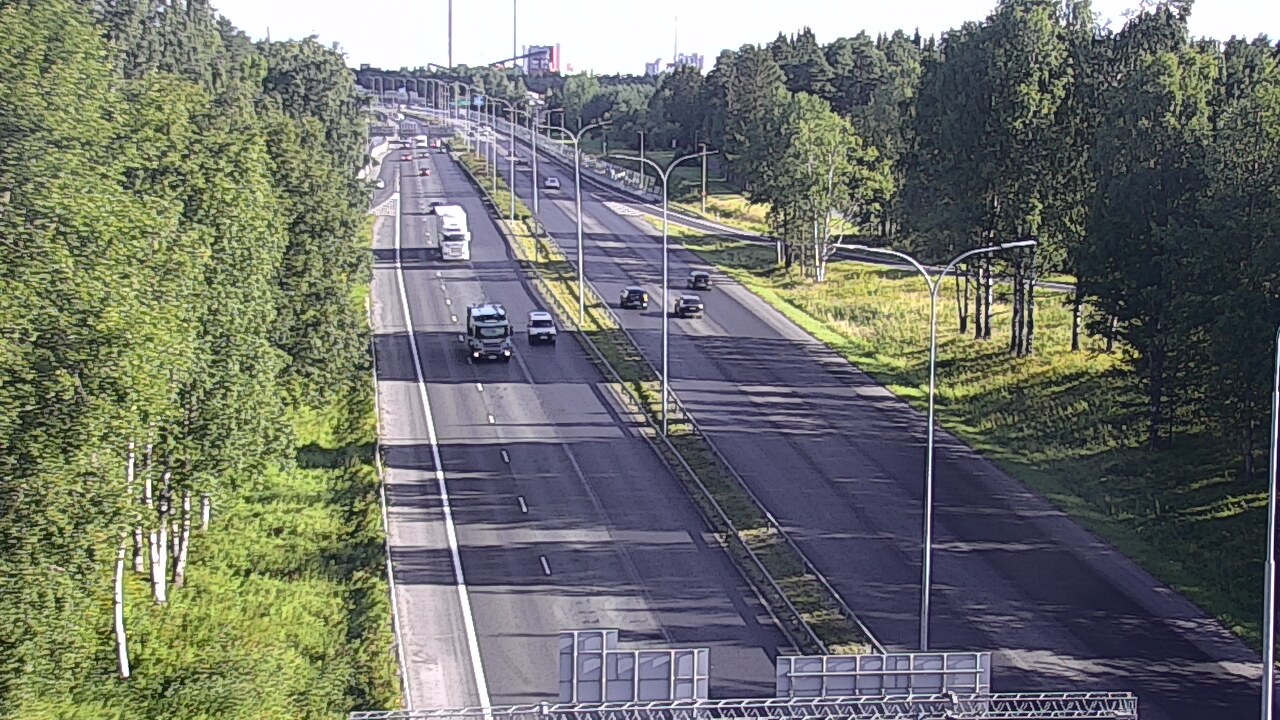 Kelikamerat Kuva Tie 4 Oulu, Kontinkangas, Oulu, Pohjois-Pohjanmaa