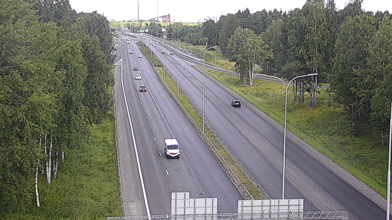 Kelikamerat Kuva Tie 4 Oulu, Kontinkangas, Oulu, Pohjois-Pohjanmaa