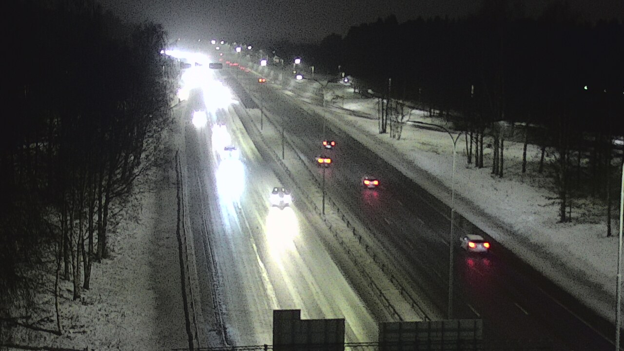 Weather Camera Image Road 4 Oulu, Kontinkangas, Oulu, Pohjois-Pohjanmaa