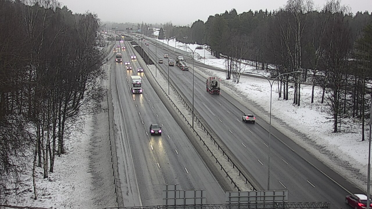 Weather Camera Image Road 4 Oulu, Kontinkangas, Oulu, Pohjois-Pohjanmaa