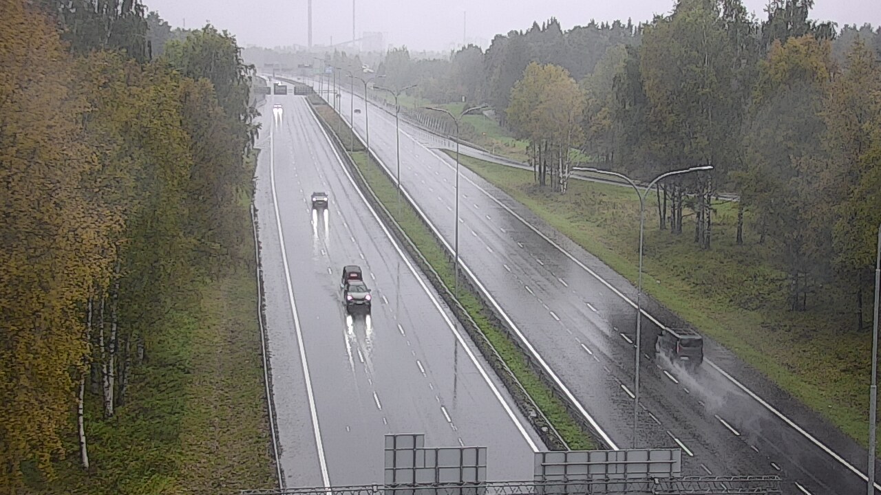 Weather Camera Image Road 4 Oulu, Kontinkangas, Oulu, Pohjois-Pohjanmaa