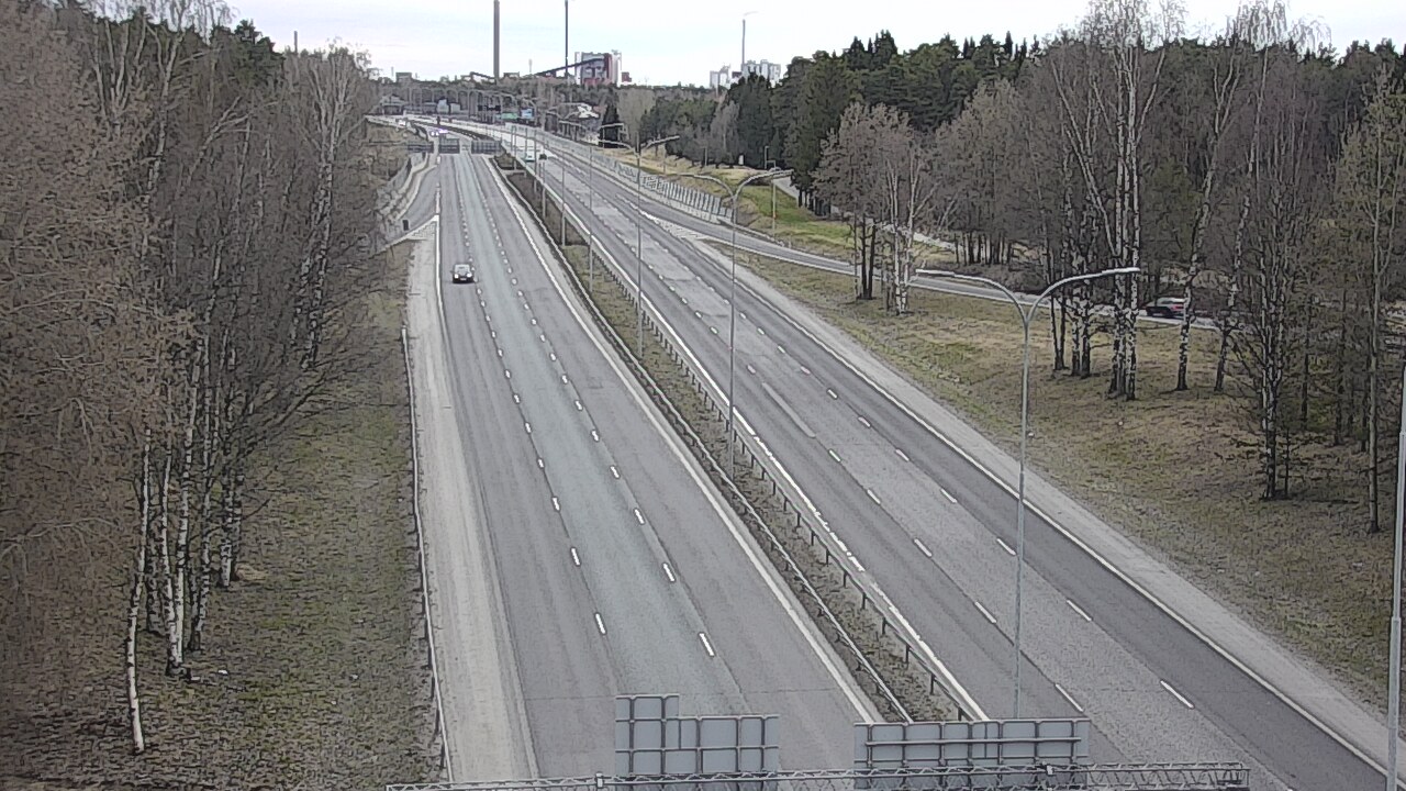 Weather Camera Image Road 4 Oulu, Kontinkangas, Oulu, Pohjois-Pohjanmaa