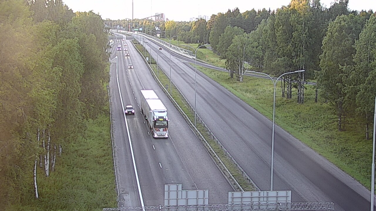 Kelikamerat Kuva Tie 4 Oulu, Kontinkangas, Oulu, Pohjois-Pohjanmaa