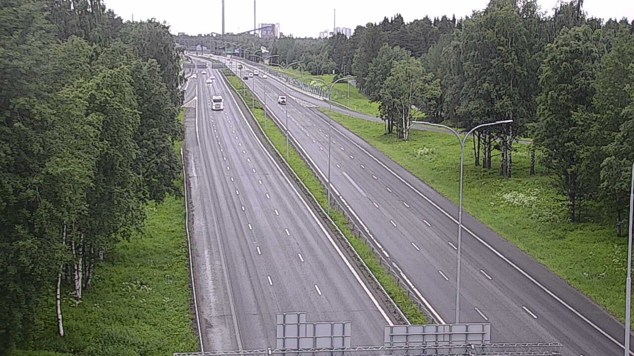 Kelikamerat Kuva Tie 4 Oulu, Kontinkangas, Oulu, Pohjois-Pohjanmaa