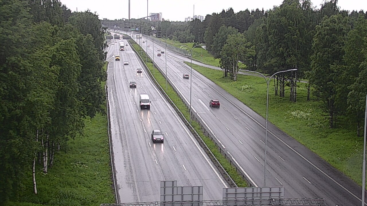 Weather Camera Image Road 4 Oulu, Kontinkangas, Oulu, Pohjois-Pohjanmaa