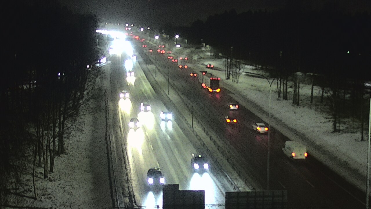 Weather Camera Image Road 4 Oulu, Kontinkangas, Oulu, Pohjois-Pohjanmaa