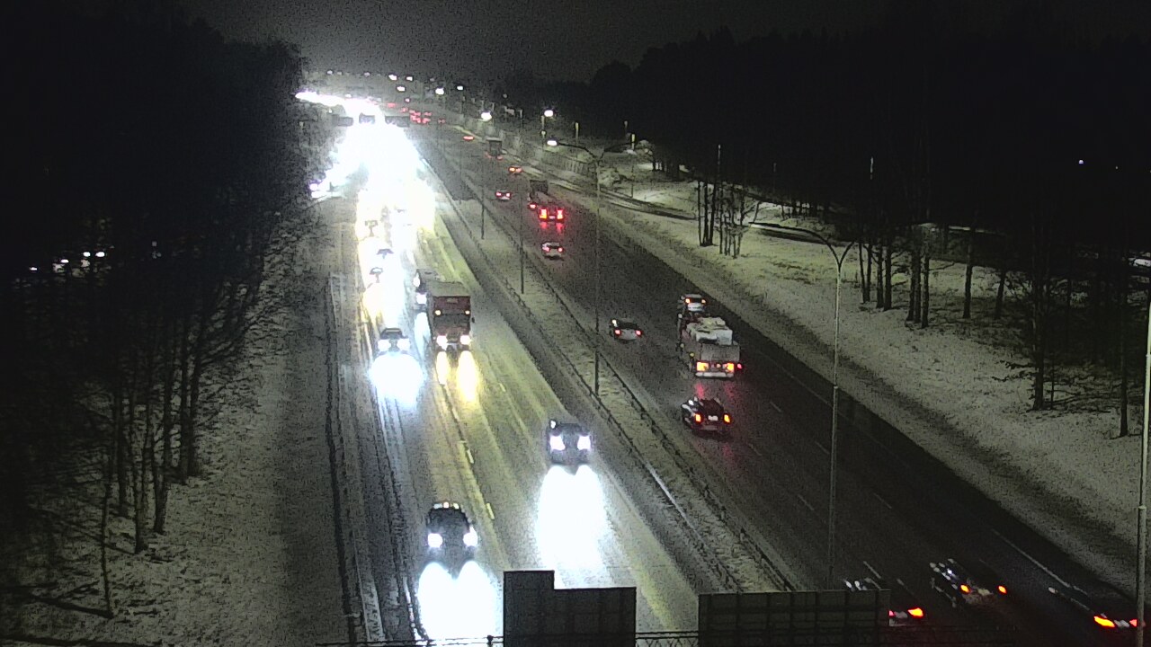 Weather Camera Image Road 4 Oulu, Kontinkangas, Oulu, Pohjois-Pohjanmaa