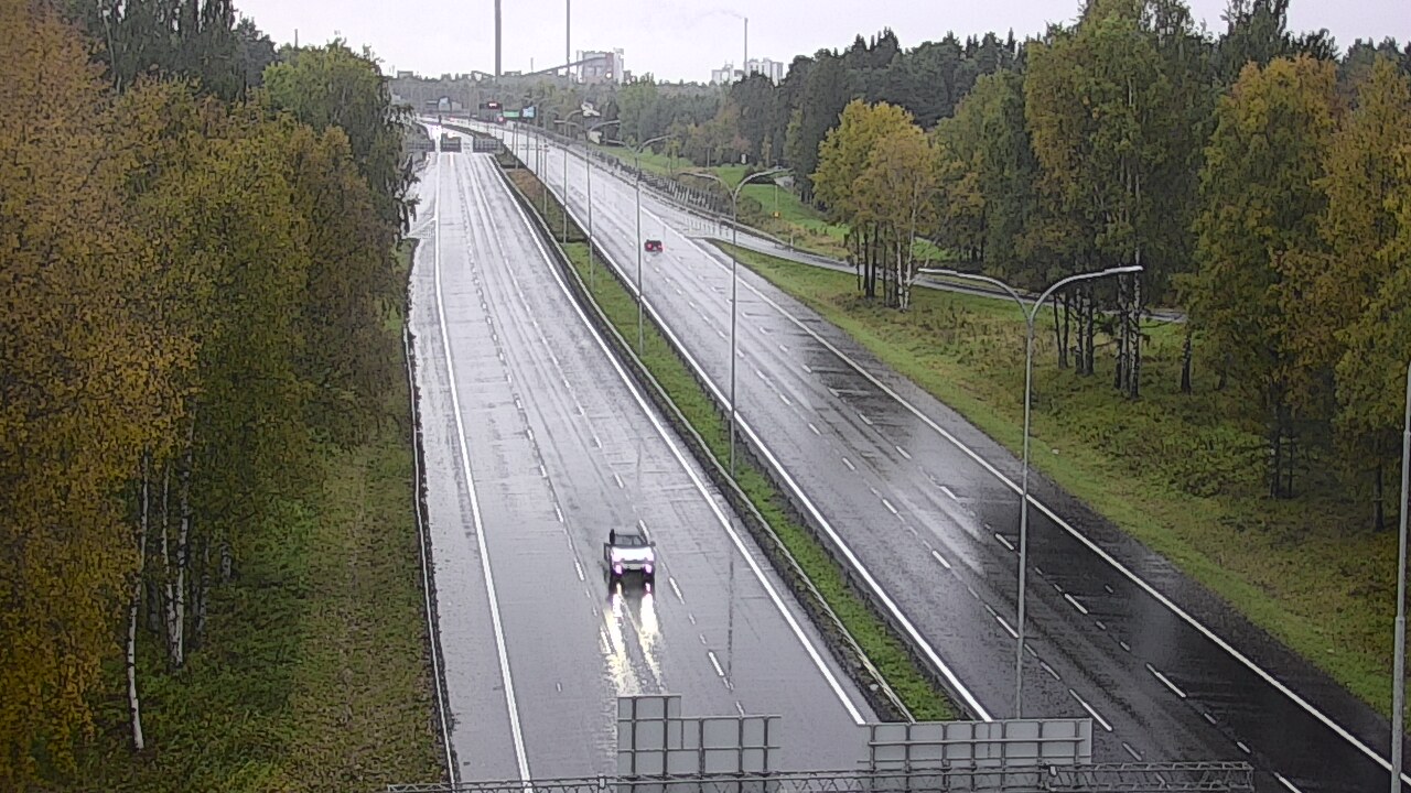 Weather Camera Image Väg 4 Uleåborg, Kontinkangas, Oulu, Pohjois-Pohjanmaa