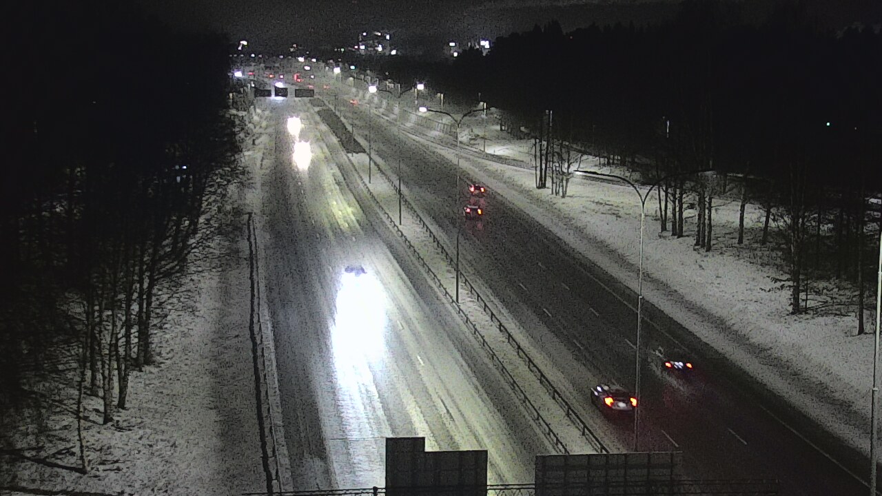 Weather Camera Image Road 4 Oulu, Kontinkangas, Oulu, Pohjois-Pohjanmaa