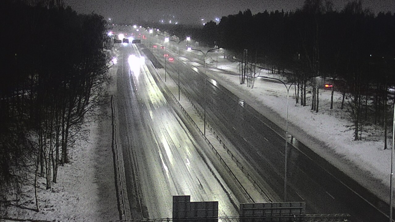 Weather Camera Image Road 4 Oulu, Kontinkangas, Oulu, Pohjois-Pohjanmaa