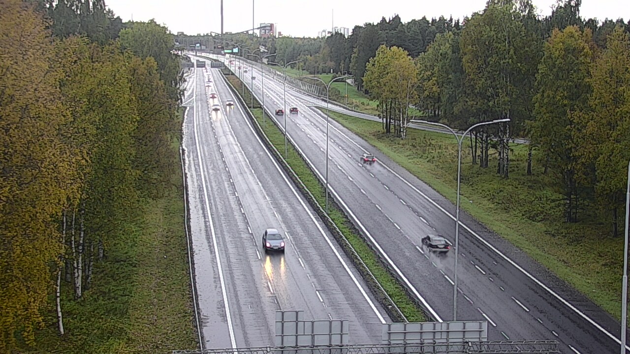 Weather Camera Image Road 4 Oulu, Kontinkangas, Oulu, Pohjois-Pohjanmaa