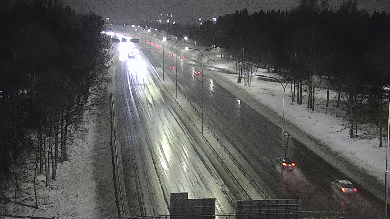 Weather Camera Image Road 4 Oulu, Kontinkangas, Oulu, Pohjois-Pohjanmaa
