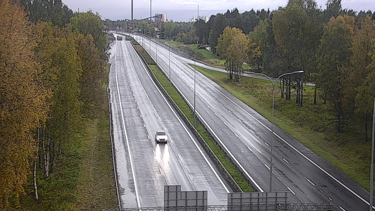 Weather Camera Image Väg 4 Uleåborg, Kontinkangas, Oulu, Pohjois-Pohjanmaa