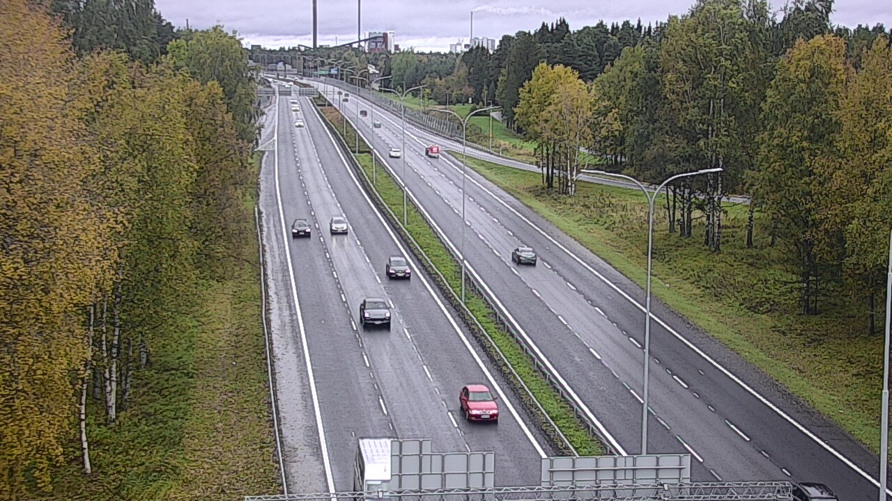 Weather Camera Image Road 4 Oulu, Kontinkangas, Oulu, Pohjois-Pohjanmaa