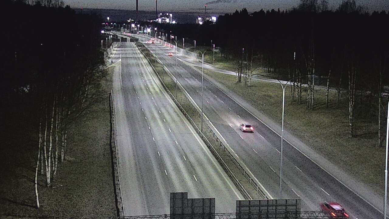 Weather Camera Image Road 4 Oulu, Kontinkangas, Oulu, Pohjois-Pohjanmaa