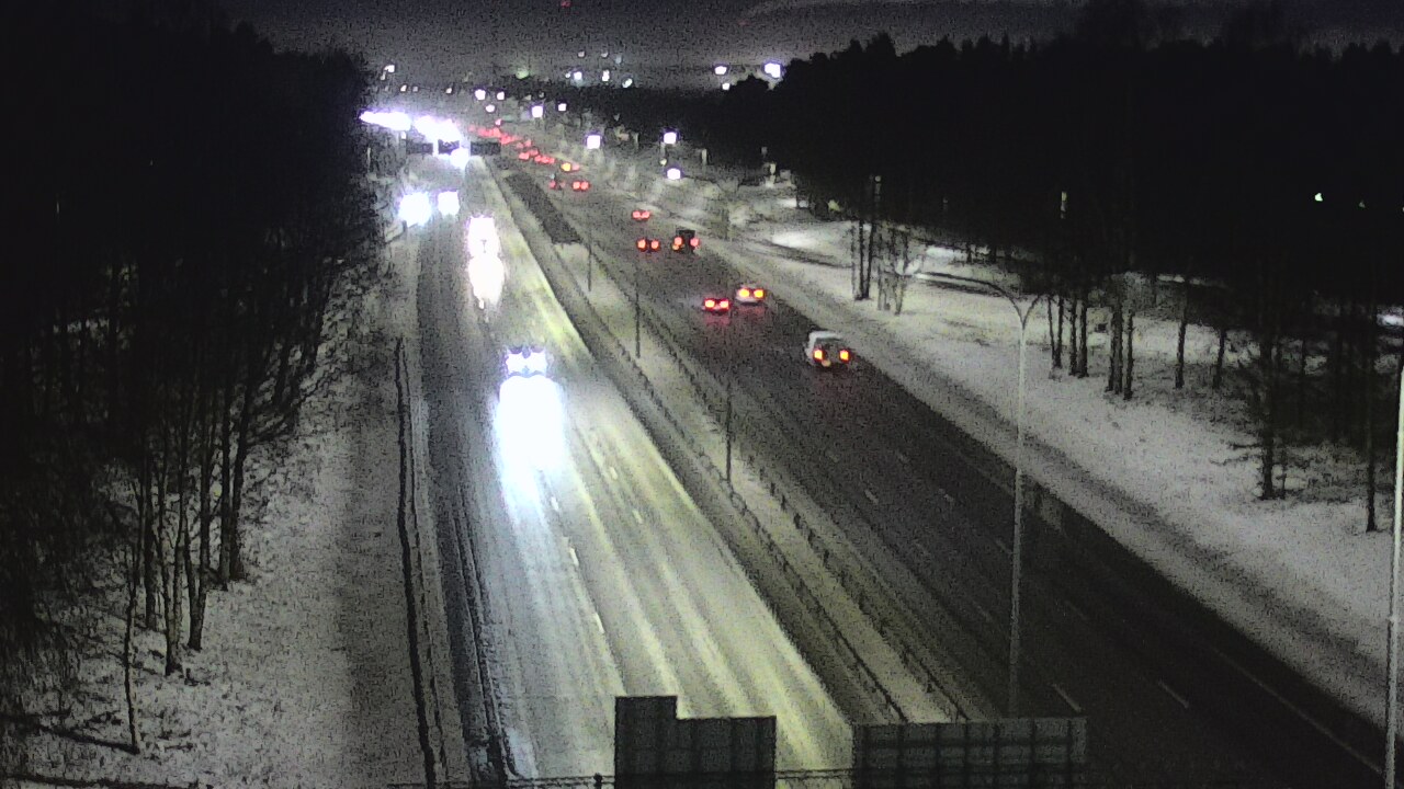 Weather Camera Image Road 4 Oulu, Kontinkangas, Oulu, Pohjois-Pohjanmaa