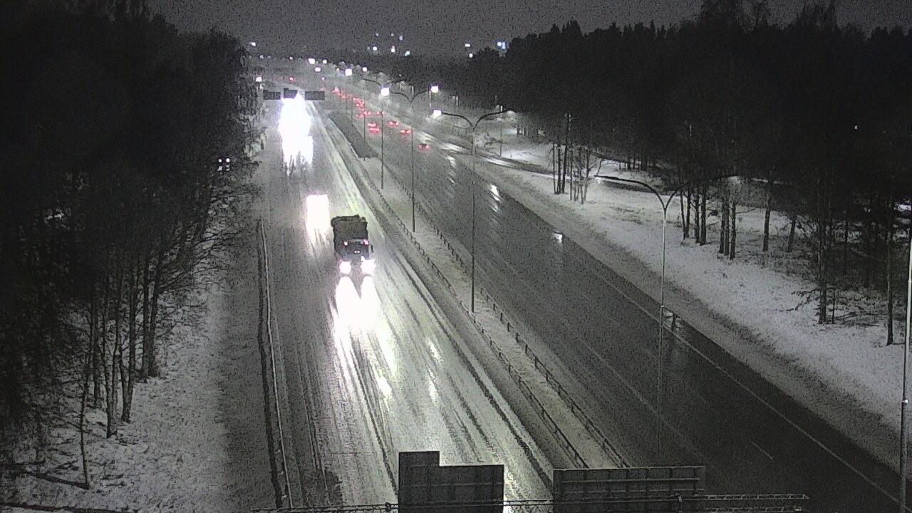 Weather Camera Image Road 4 Oulu, Kontinkangas, Oulu, Pohjois-Pohjanmaa
