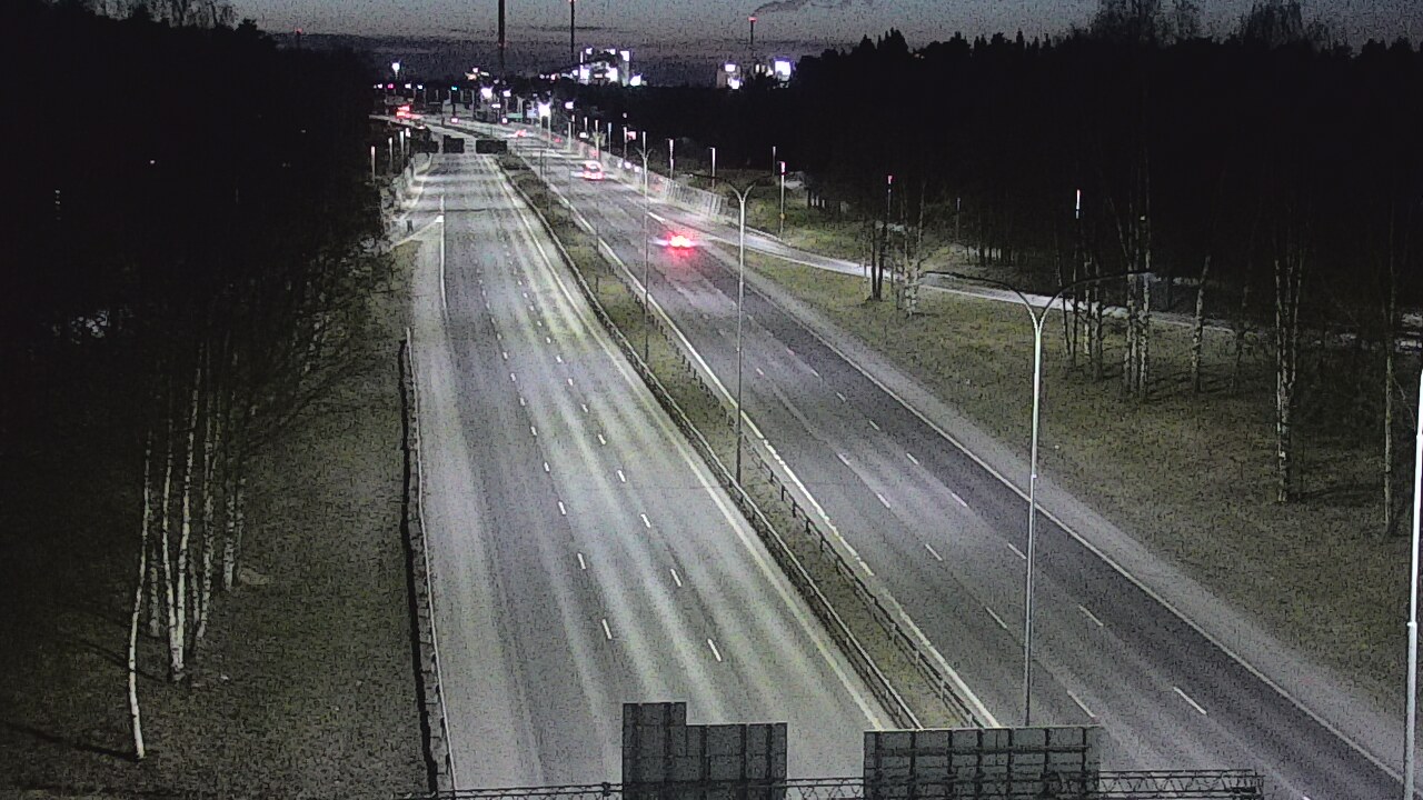 Weather Camera Image Road 4 Oulu, Kontinkangas, Oulu, Pohjois-Pohjanmaa