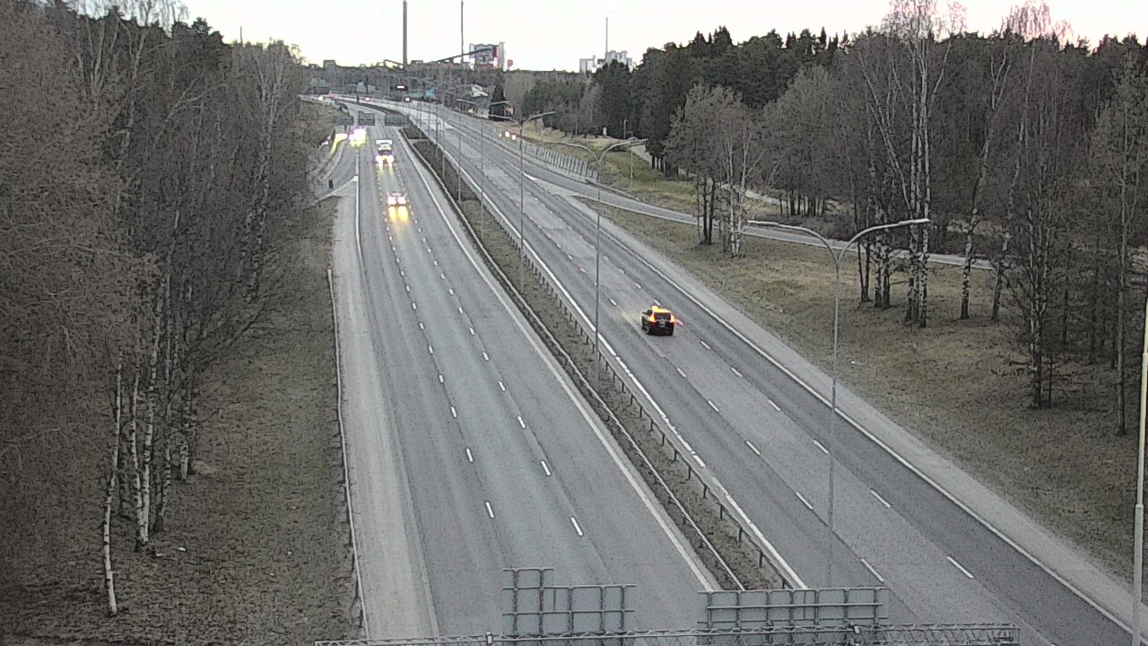 Weather Camera Image Väg 4 Uleåborg, Kontinkangas, Oulu, Pohjois-Pohjanmaa