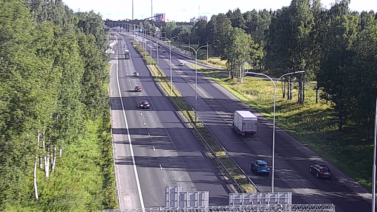 Kelikamerat Kuva Tie 4 Oulu, Kontinkangas, Oulu, Pohjois-Pohjanmaa