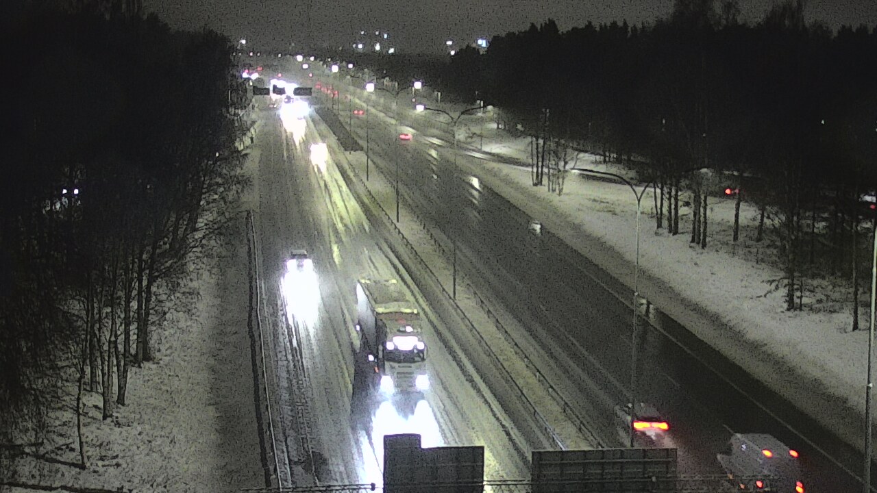 Weather Camera Image Road 4 Oulu, Kontinkangas, Oulu, Pohjois-Pohjanmaa