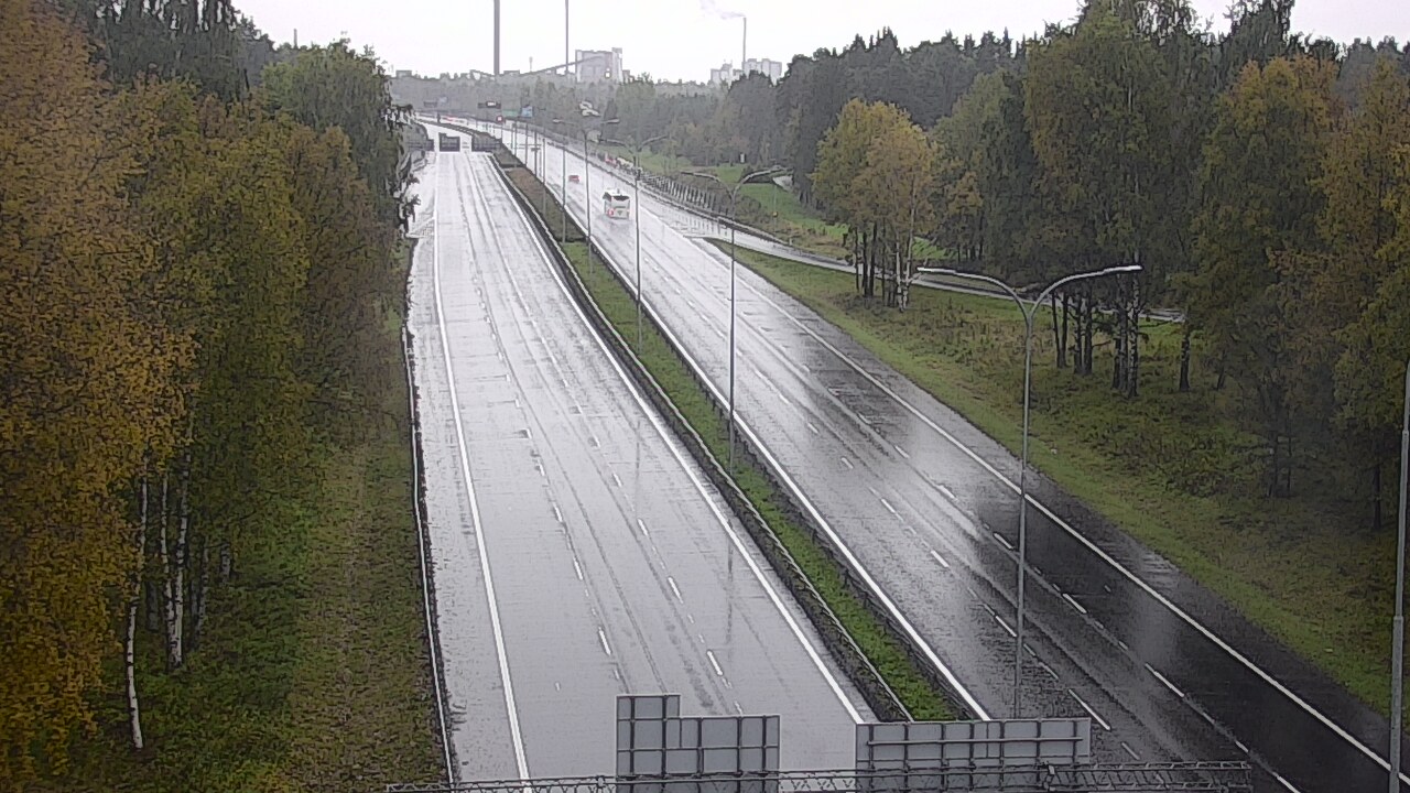 Weather Camera Image Väg 4 Uleåborg, Kontinkangas, Oulu, Pohjois-Pohjanmaa