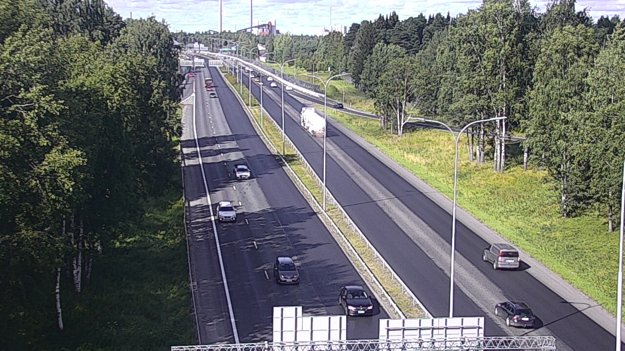 Kelikamerat Kuva Tie 4 Oulu, Kontinkangas, Oulu, Pohjois-Pohjanmaa