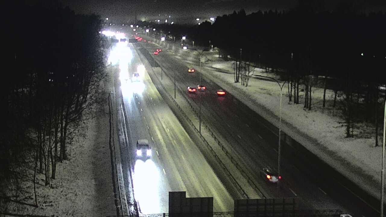 Weather Camera Image Road 4 Oulu, Kontinkangas, Oulu, Pohjois-Pohjanmaa