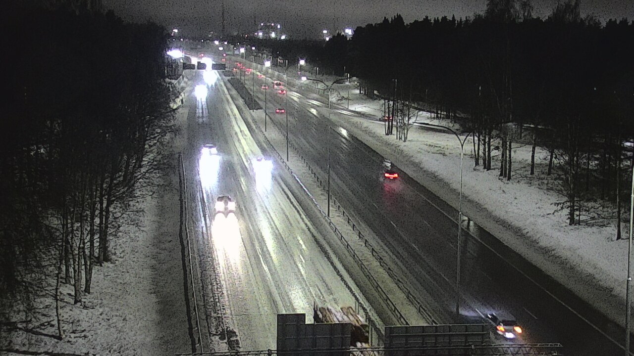 Weather Camera Image Road 4 Oulu, Kontinkangas, Oulu, Pohjois-Pohjanmaa