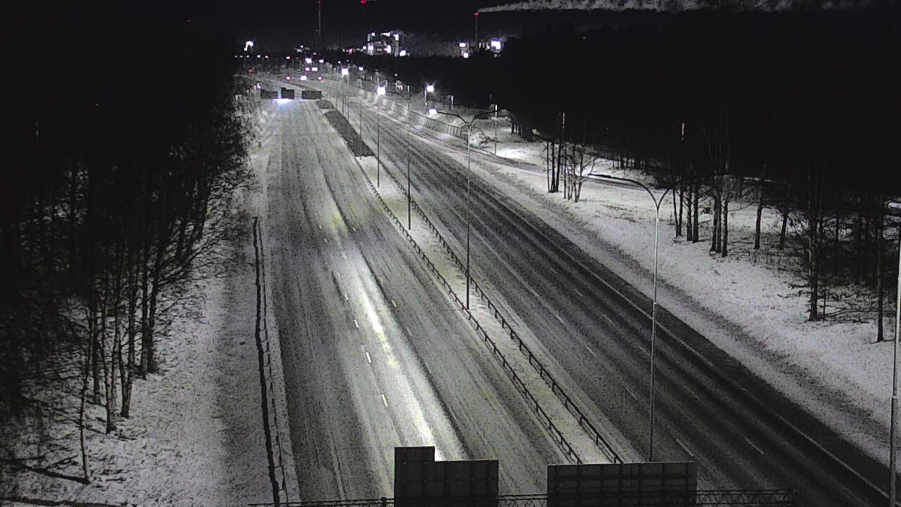 Weather Camera Image Road 4 Oulu, Kontinkangas, Oulu, Pohjois-Pohjanmaa