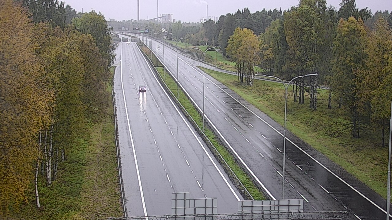 Weather Camera Image Road 4 Oulu, Kontinkangas, Oulu, Pohjois-Pohjanmaa