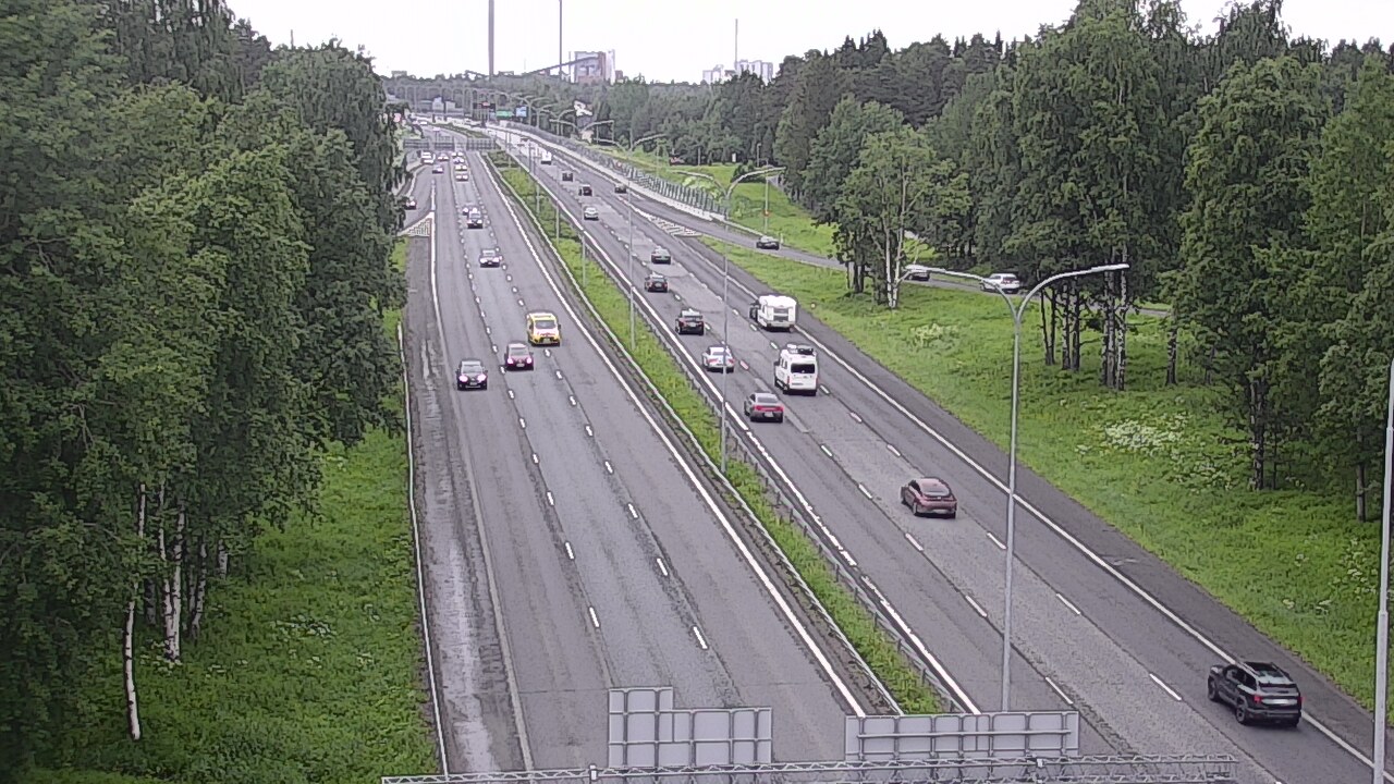 Kelikamerat Kuva Tie 4 Oulu, Kontinkangas, Oulu, Pohjois-Pohjanmaa