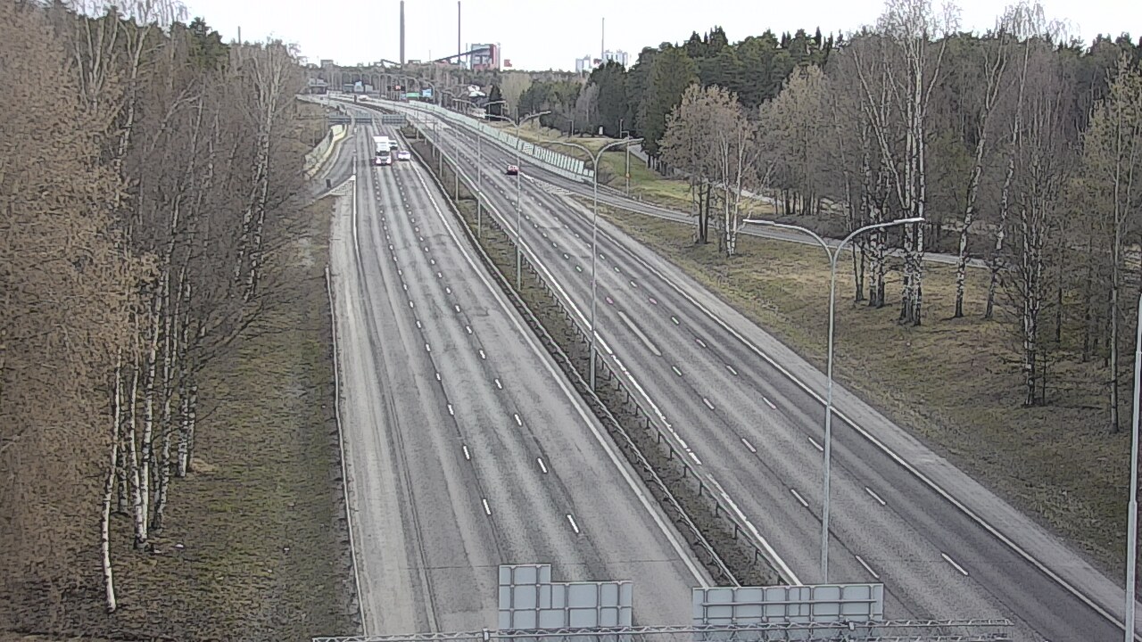 Kelikamerat Kuva Tie 4 Oulu, Kontinkangas, Oulu, Pohjois-Pohjanmaa
