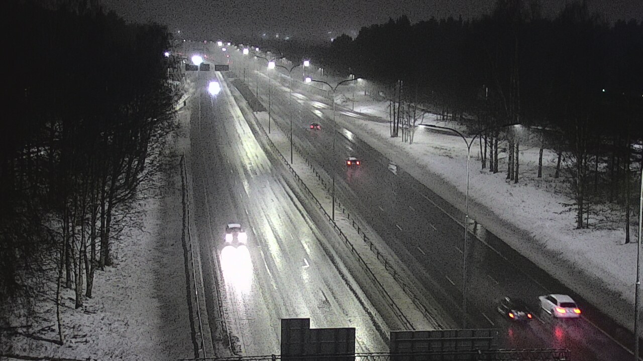 Weather Camera Image Road 4 Oulu, Kontinkangas, Oulu, Pohjois-Pohjanmaa