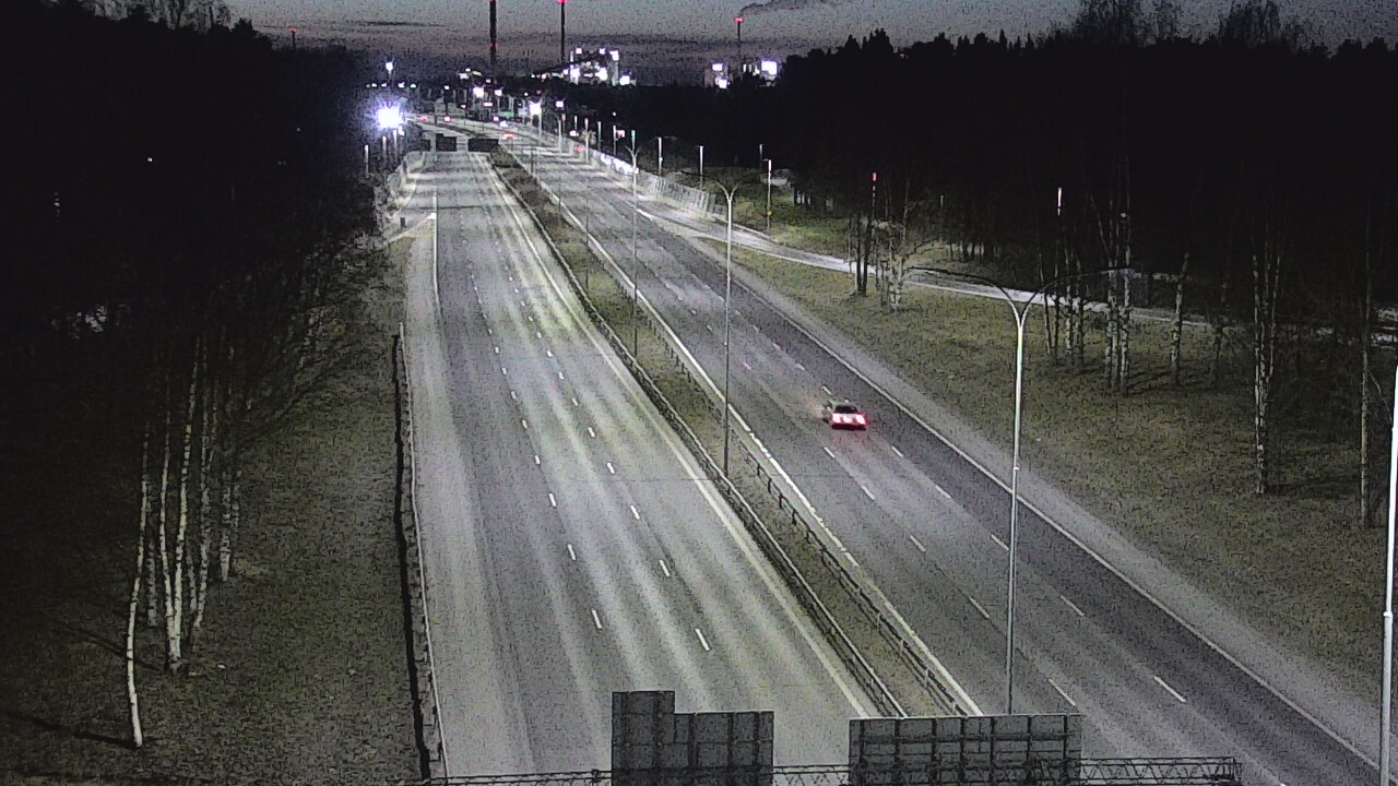 Weather Camera Image Road 4 Oulu, Kontinkangas, Oulu, Pohjois-Pohjanmaa