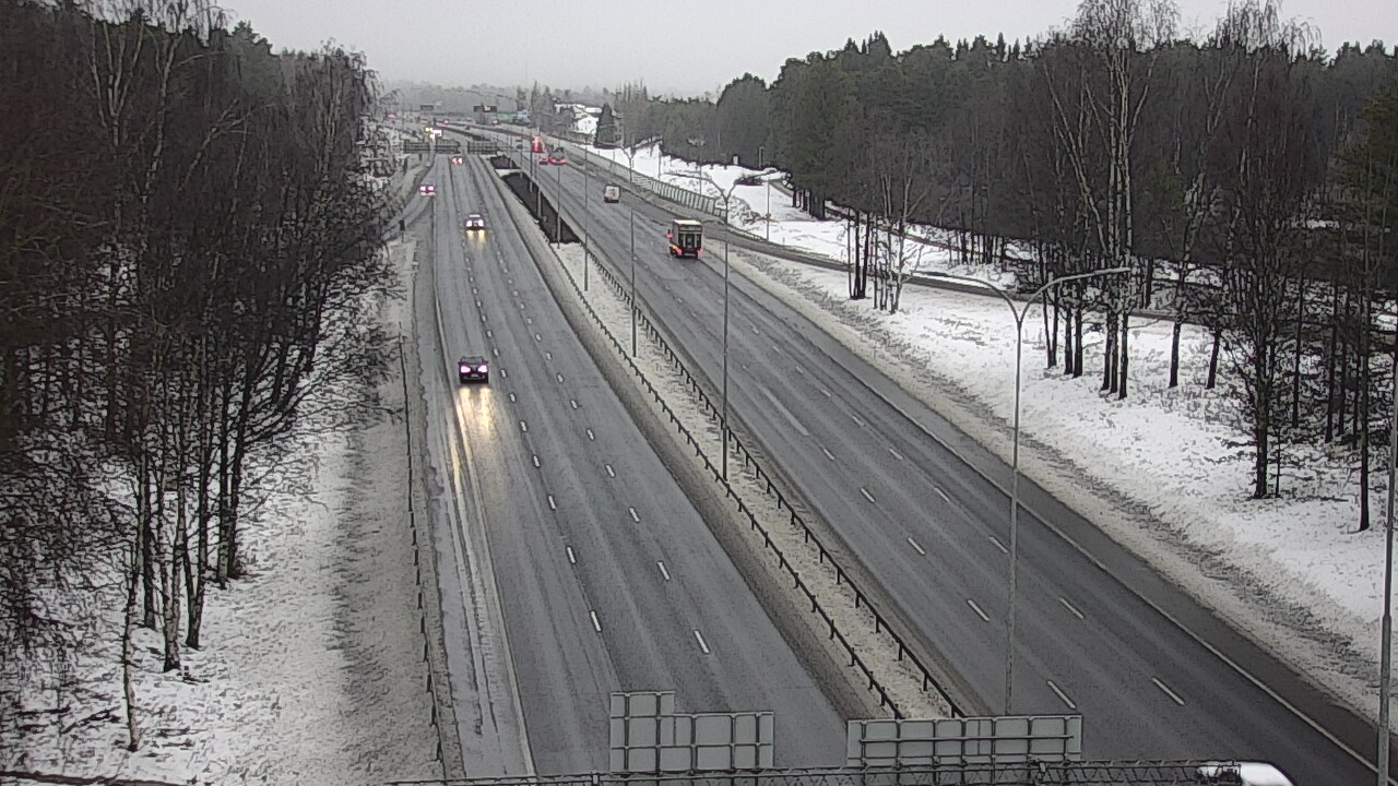 Weather Camera Image Road 4 Oulu, Kontinkangas, Oulu, Pohjois-Pohjanmaa