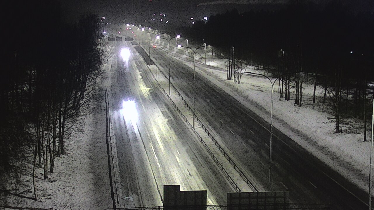 Weather Camera Image Road 4 Oulu, Kontinkangas, Oulu, Pohjois-Pohjanmaa